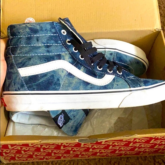 COPY - (Acid Denim) black & true white - Picture 1 of 4